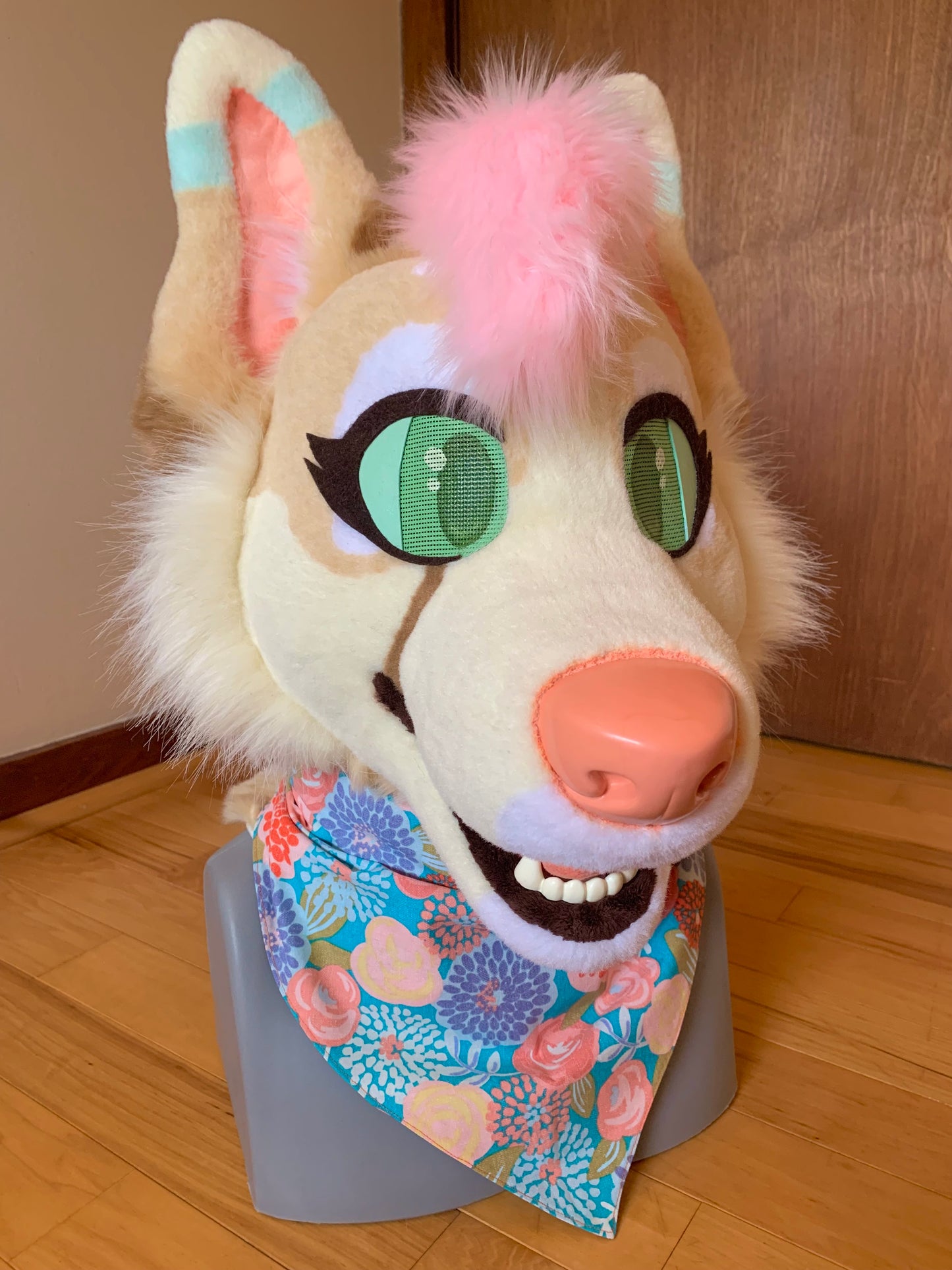 Citrus and Floral Bandana