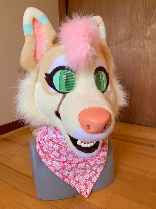 Pink Daisies Bandana