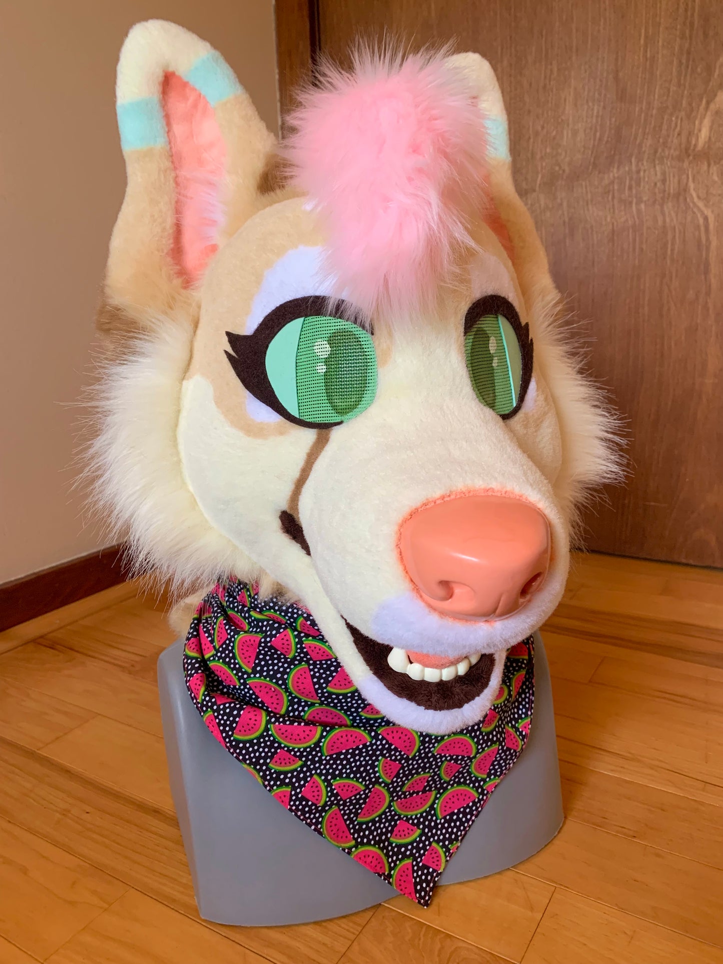 Polka Dots and Watermelons Bandana