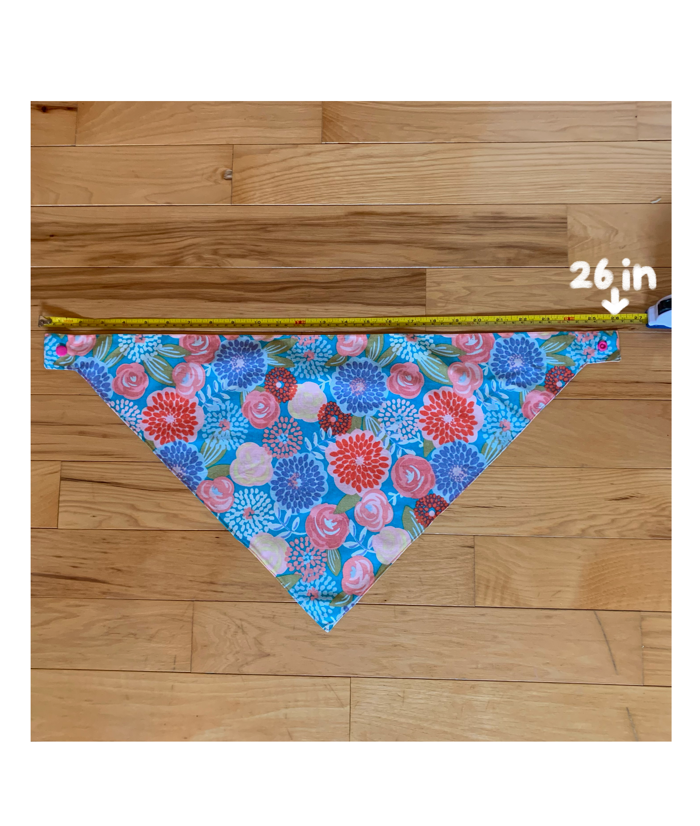 Citrus and Floral Bandana