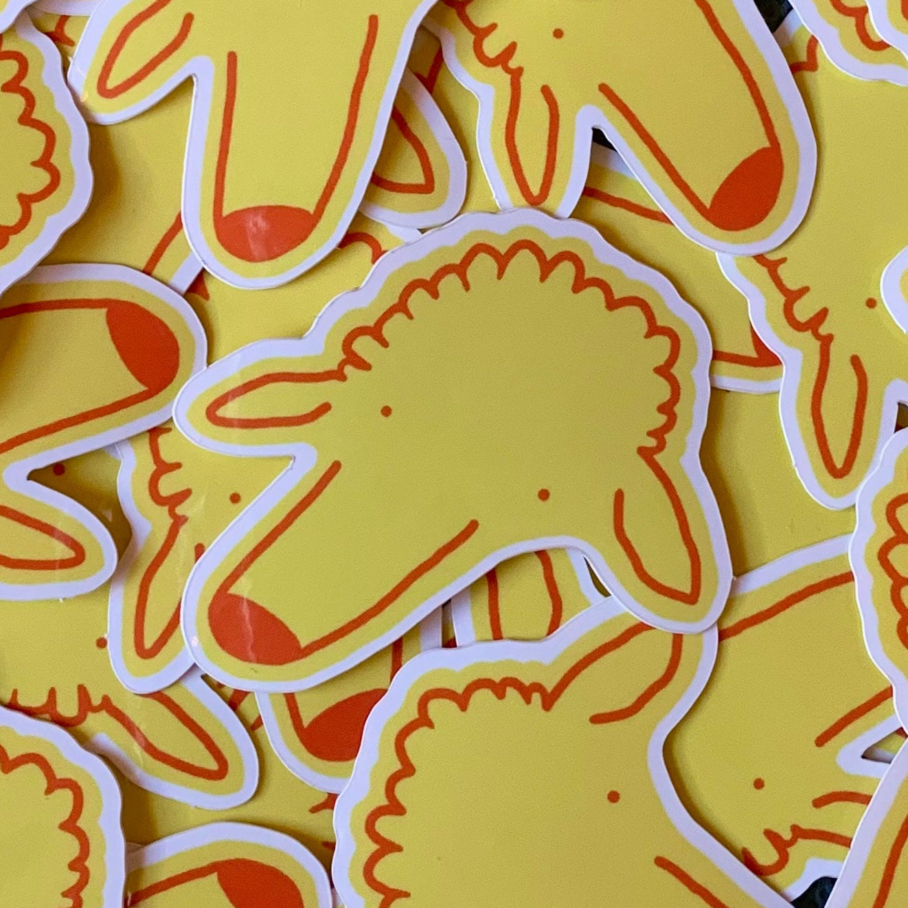 Silly Doggy Vinyl Sticker
